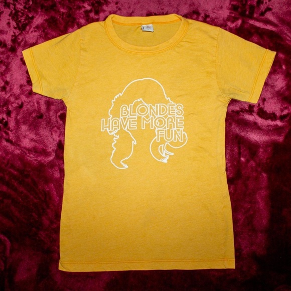 Urban Renewal Tops - Urban Renewal “Blondes Have More Fun” Baby Doll Tee